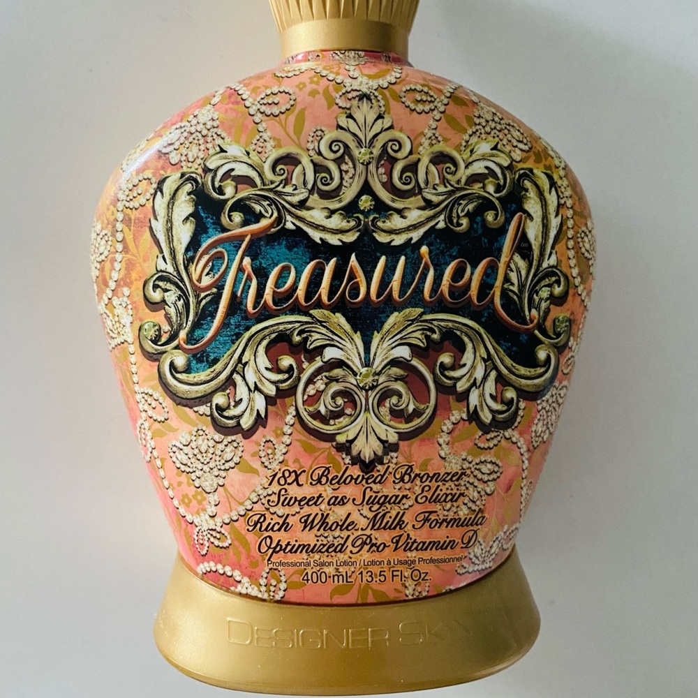 Treasured Designer Sky tanning lotion bronze